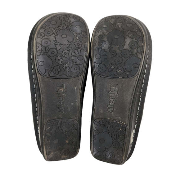 Alegria Paloma Bullseye Leather Mary Jane Clogs Multicolor     Size 41 - Picture 9 of 12